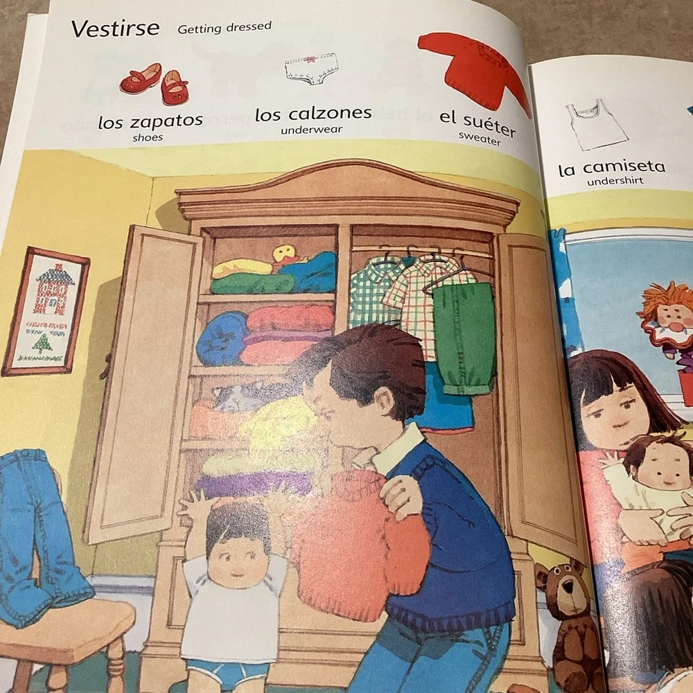 Usborne First Hundred Words in Spanish by Heather Amery and Stephen Cart…